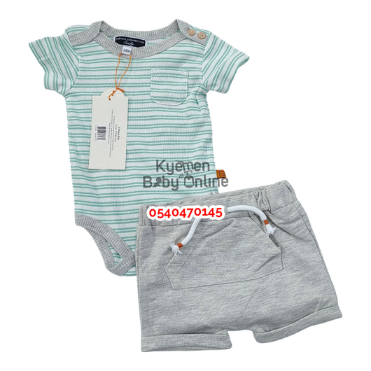 Baby Bodysuit With Shorts (French Baby) - Kyemen Baby Online