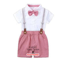 Load image into Gallery viewer, Baby Girl Top and down Suspender (Kids Tale)A
