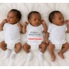 Load image into Gallery viewer, ' Baby Welcome Dress 3 In 1 Suit (3pcs) Jasmine - Kyemen Baby Online
