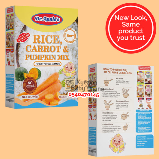 Rice Carrot And Pumpkin Mix (Dr Annie's) 6m+ 500g