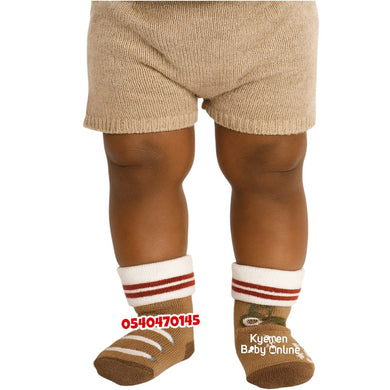 Baby Boy Socks 3 Pairs (Hudson Baby) Truck - Kyemen Baby Online