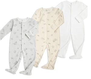 Baby Sleep Suit / Sleep Wear / Overall (Mamas And Papas 3Pcs)  3-6 Months. - Kyemen Baby Online