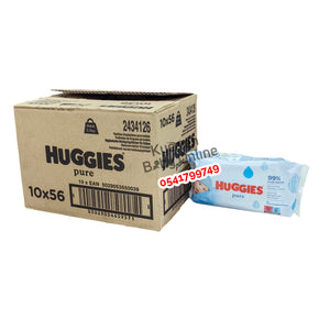 Baby Wipes (Huggies Pure) 56pcs