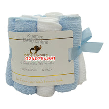 Load image into Gallery viewer, Baby Mouth Towel / Washcloth / Baby Towels (Bebe Favour) 12pcs - Kyemen Baby Online
