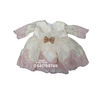 Load image into Gallery viewer, Baby Girl Christening Dress (0-6m) Peach - Kyemen Baby Online
