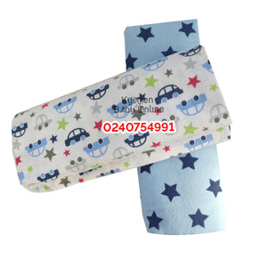 2 In 1 Coloured Cotsheet / Receiving Blanket (39in*59in) Child Of Mine