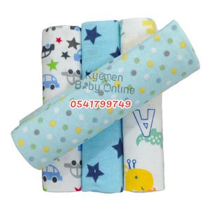 4 in 1 Coloured Cotsheet (30in*30in) Kolaco