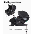 Load image into Gallery viewer, Baby Car Seat Carrier With Base (Kidilo KBH602) Black
