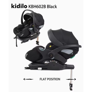 Baby Car Seat Carrier With Base (Kidilo KBH602) Black
