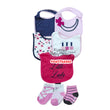 Load image into Gallery viewer, Baby 5 in 1 Bib With 3 Pairs of socks (Hudson Baby)
