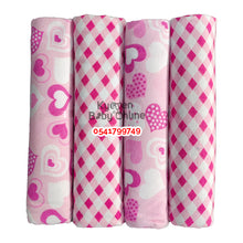 Load image into Gallery viewer, 4 In 1 Coloured Cot Sheet / Receiving Blanket (Baby Of Mine) 150cm * 100cm - Kyemen Baby Online
