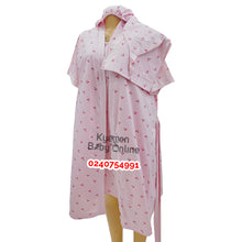 Load image into Gallery viewer, Breastfeeding Nightwear With Inner, Bonnets,Hat And Cotsheet (Bebe And Mama Cherry) - Kyemen Baby Online
