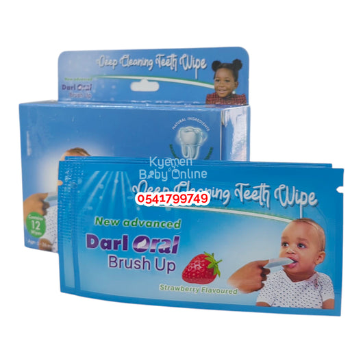 Dental / Oral Wipes (Darl Oral Brush Up) 12pcs - Kyemen Baby Online