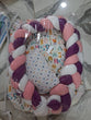 Load image into Gallery viewer, Baby Bed (Baby Lounger / Portable Infant Co Sleeper Bassinet With Spiral Bumper / Baby Nest)
