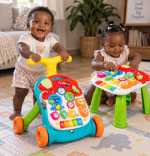 Load image into Gallery viewer, 2 In 1 Musical Push Walker And Educational Learning Desk / Table
