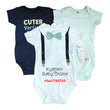Load image into Gallery viewer, Baby Bodysuit (3Pcs) Pookie 0-3 Months
