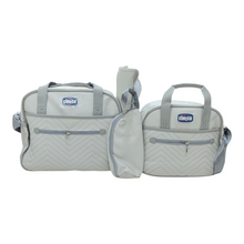 Load image into Gallery viewer, 4 In 1 Diaper Bag (Chicco Leather) Grey
