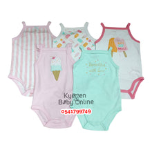 Load image into Gallery viewer, Baby Sleeveless Bodysuit (5Pcs) Fanzy - Kyemen Baby Online
