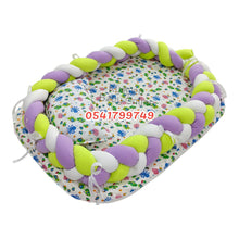 Load image into Gallery viewer, Baby Bed (Baby Lounger / Portable Infant Co Sleeper Bassinet With Spiral Bumper / Baby Nest) - Kyemen Baby Online

