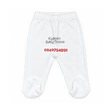 Load image into Gallery viewer, Baby Welcome Pant (White) Unisex
