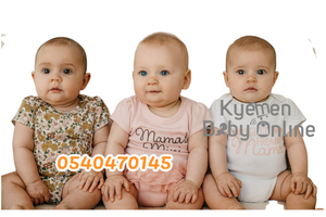 Baby Bodysuit (3Pcs) Mamas Mini - Kyemen Baby Online