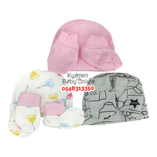 Load image into Gallery viewer, Baby Hat, Socks And Mittens (3pcs) - Kyemen Baby Online
