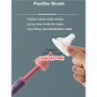 Load image into Gallery viewer, Baby Silicone Bottle Brush With Straw Brush (Dr. Annie&#39;s)
