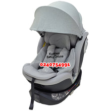Load image into Gallery viewer, Baby Car Seat (Kidilo 360° Rotation KBH609) Sliver Grey
