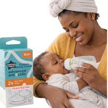 Load image into Gallery viewer, Tommee Tippee Advanced Anti-colic Teat  2pcs (6m+, 3m+) - Kyemen Baby Online
