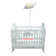 Load image into Gallery viewer, Baby Wooden Cot With Drawer (TM706) Baby Bed
