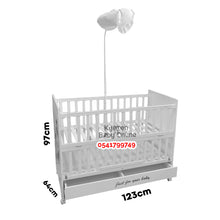 Load image into Gallery viewer, Baby Wooden Cot With Drawer (TM716) Baby Bed (Showroom Display)
