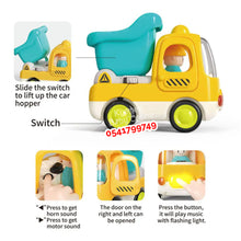 Load image into Gallery viewer, Baby Toy (Dump Truck / Construction Vehicle With Light And Music G501) 10m+ - Kyemen Baby Online
