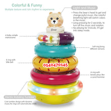 Load image into Gallery viewer, Baby Toy (Dynamic Rotating Rainbow Stacking Rings 8303) 6m+ - Kyemen Baby Online
