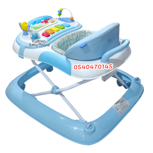 Baby Walker With Feeding Tray, Music And Toys W1120PB