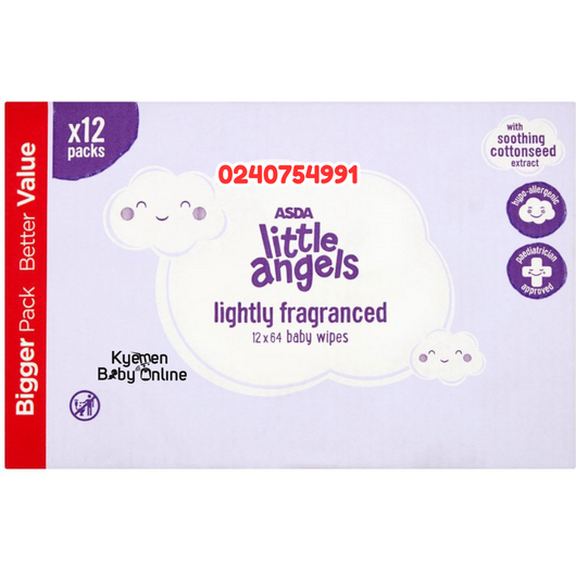 Baby Wipes (Little Angels Lightly Fragranced)