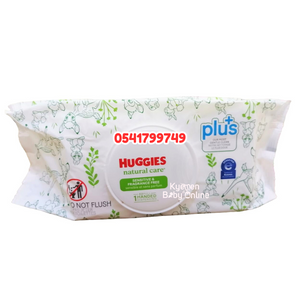 Baby Wipes (Huggies Plus+) (64pcs)