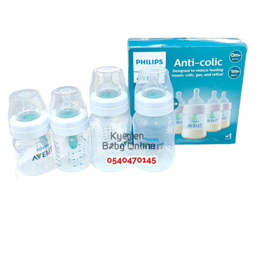 Baby Bottle (Avent Anti Colic Bottle) 4pcs 0m+ and 1m+