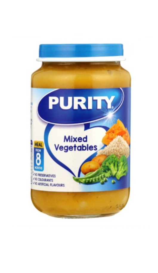 Purity Mixed Vegetables (6pcs) 8m+ - Kyemen Baby Online