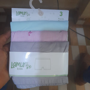 Baby Shorts (Lamur Kids) Underpant/Boxer, 3pcs - Kyemen Baby Online