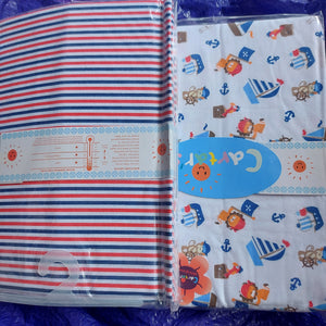 2 in 1 Baby Cot Sheet ( Coloured) - Kyemen Baby Online