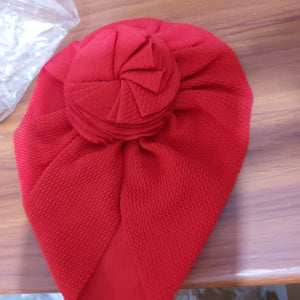 Baby Turban With fluffy Brocch /  Headband - Kyemen Baby Online