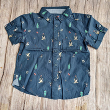 Load image into Gallery viewer, Boys Short Sleeve Bear and Tree (Kids) - Kyemen Baby Online
