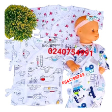 Load image into Gallery viewer, ' Baby Welcome Dress 3 in 1 Suit (3pcs) - Kyemen Baby Online
