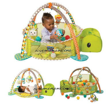 Baby Play Mat With Toys (Activity Gym & Ball Pit) Small - Kyemen Baby Online