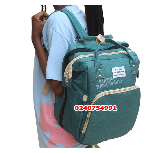 Diaper Bag And Bed (Backpack Sunshine) - Kyemen Baby Online