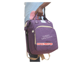 Load image into Gallery viewer, Diaper Bag And Bed (Backpack Sunshine) - Kyemen Baby Online
