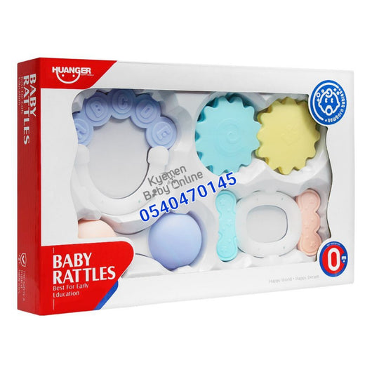 Baby Toy (Huanger Rattle Set In Box 4pcs HE0152) 3m+ - Kyemen Baby Online