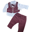 Load image into Gallery viewer, Baby Boy Full 3 piece Dress with Bow Tie (Bebedexs)-Double Pocket - Kyemen Baby Online
