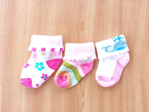 Baby Socks (3 Pairs) Super - Kyemen Baby Online