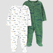 Load image into Gallery viewer, Baby Sleep Suit CartersZipper (2 pcs) - Kyemen Baby Online
